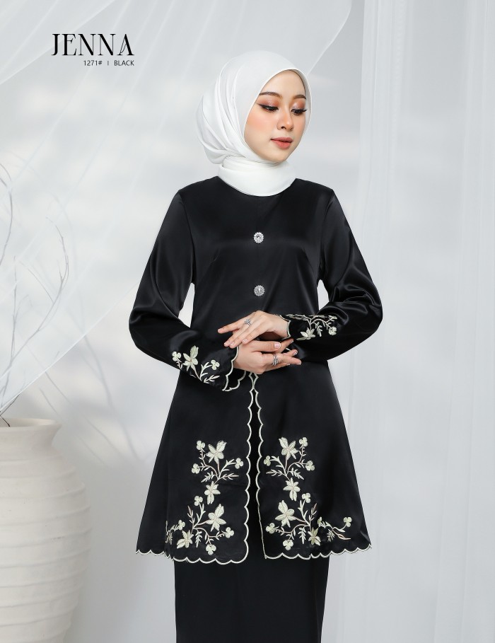 JENNA KURUNG MODERN (BLACK) 1271#