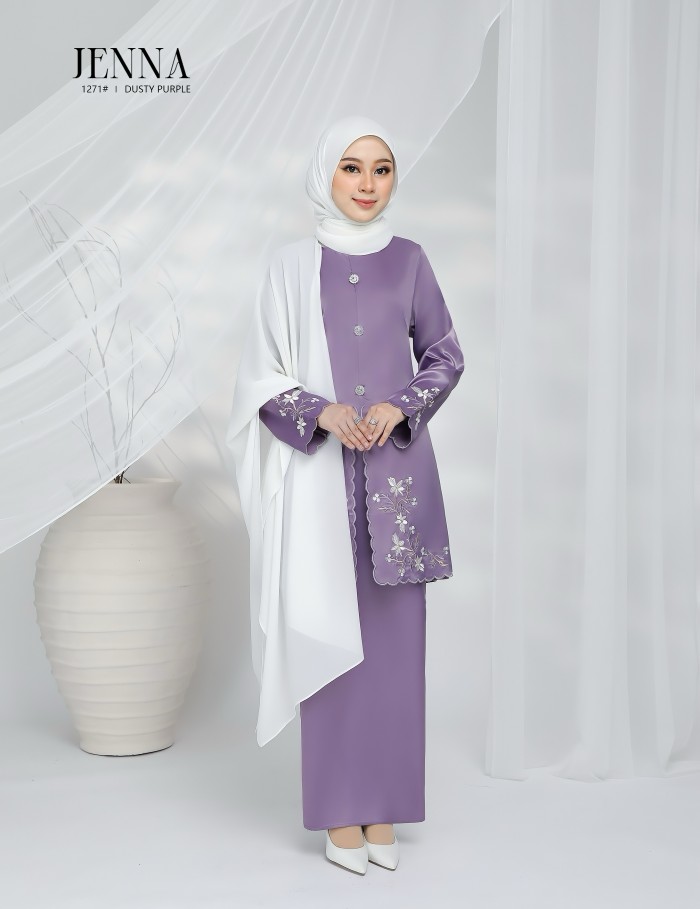 JENNA KURUNG MODERN (DUSTY PURPLE) 1271#