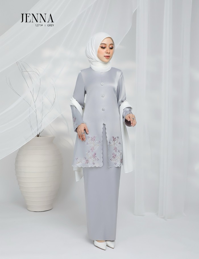 JENNA KURUNG MODERN (GREY) 1271#