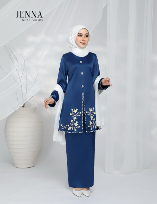 JENNA KURUNG MODERN (NAVY BLUE) 1271#