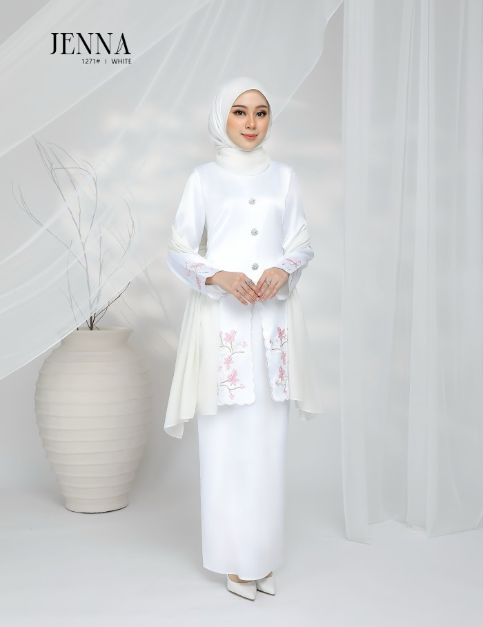 JENNA KURUNG MODERN (WHITE) 1271#