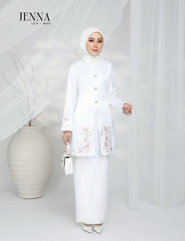 JENNA KURUNG MODERN (WHITE) 1271#