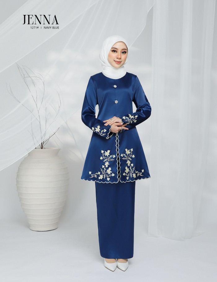 JENNA KURUNG MODERN (NAVY BLUE) 1271#