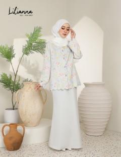 LILIANNA KURUNG MODERN (ASH GREY) 828#