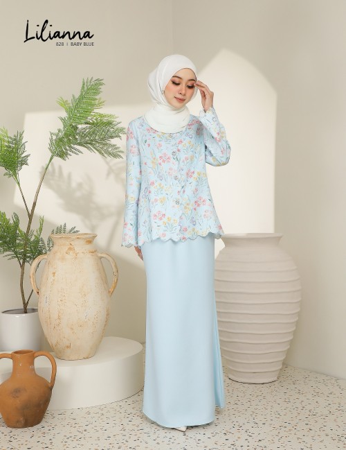 LILIANNA KURUNG MODERN (BABY BLUE) 828#