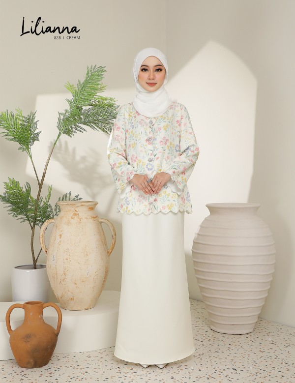 LILIANNA KURUNG MODERN (CREAM) 828#