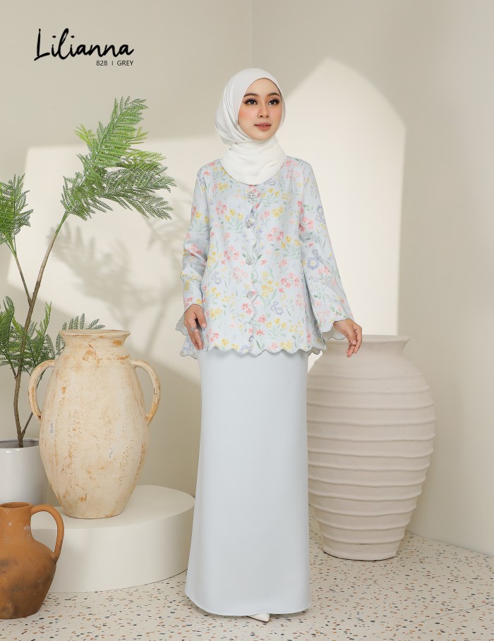 LILIANNA KURUNG MODERN (GREY) 828#