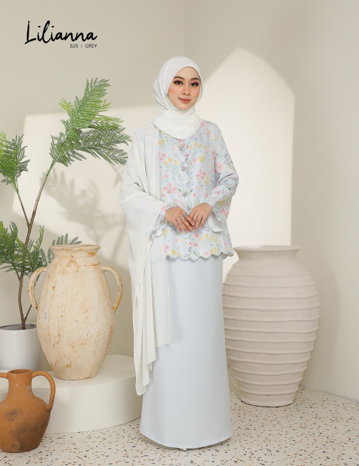 LILIANNA KURUNG MODERN (GREY) 828#