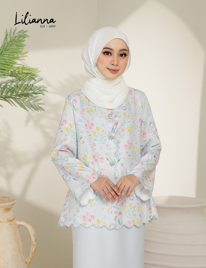 LILIANNA KURUNG MODERN (GREY) 828#