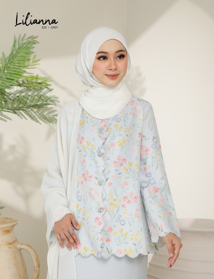 LILIANNA KURUNG MODERN (GREY) 828#