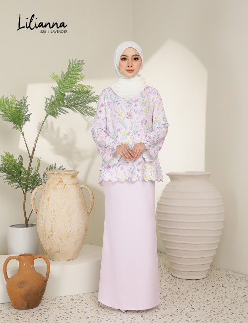 LILIANNA KURUNG MODERN (LAVENDER) 828#