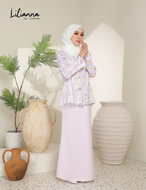 LILIANNA KURUNG MODERN (LAVENDER) 828#