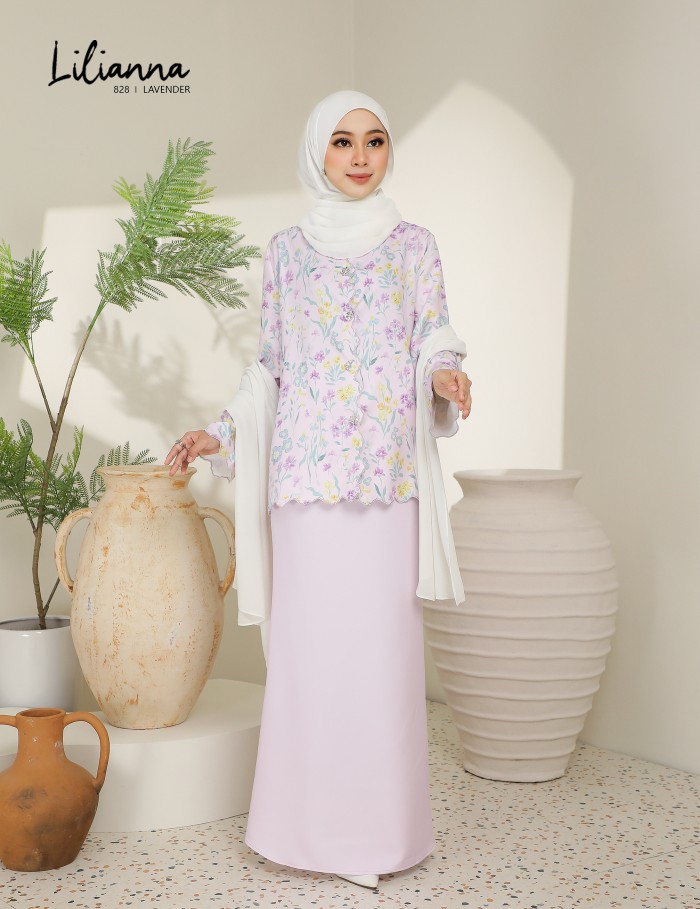 LILIANNA KURUNG MODERN (LAVENDER) 828#