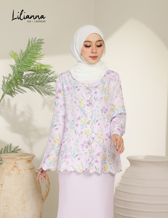 LILIANNA KURUNG MODERN (LAVENDER) 828#