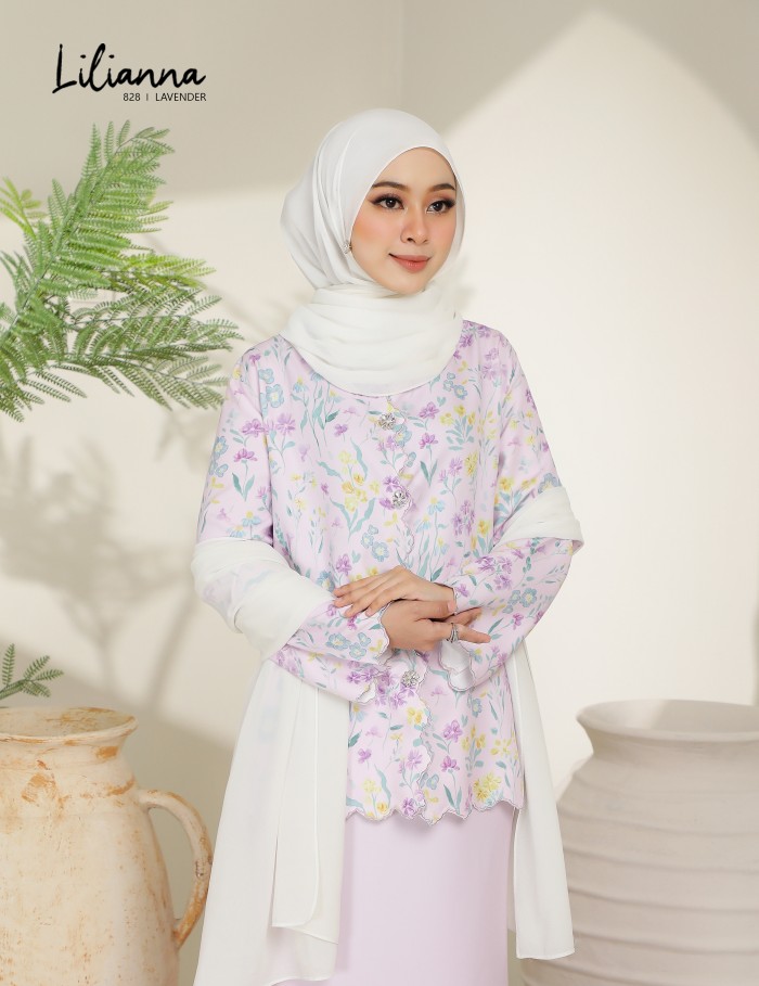 LILIANNA KURUNG MODERN (LAVENDER) 828#