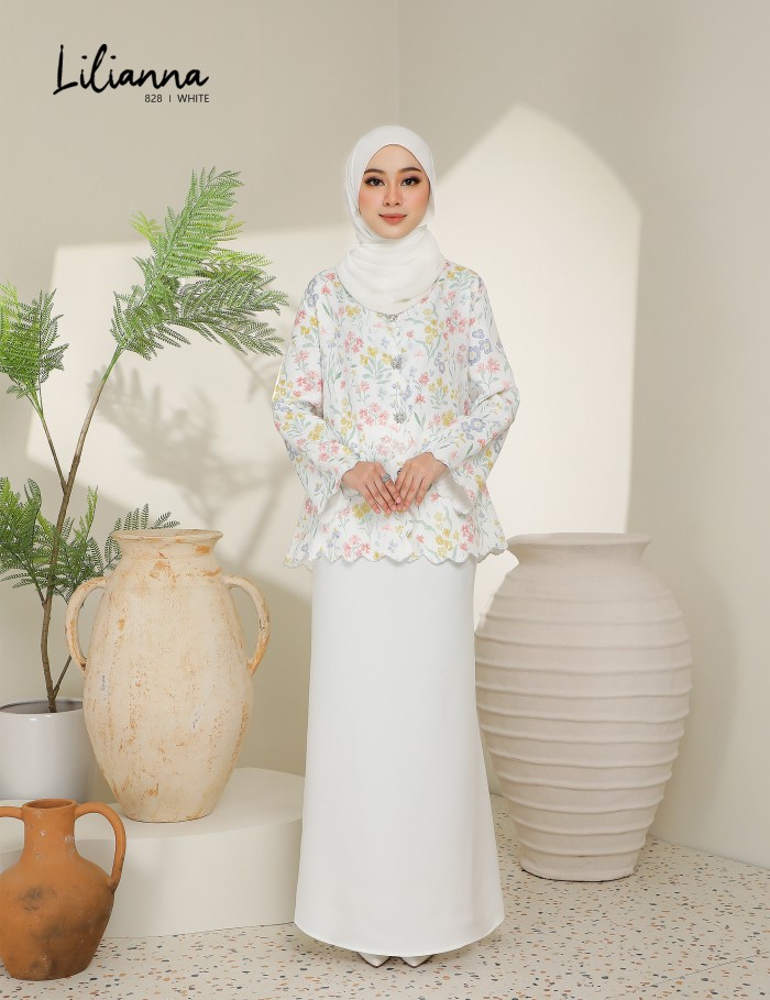 LILIANNA KURUNG MODERN (WHITE) 828#