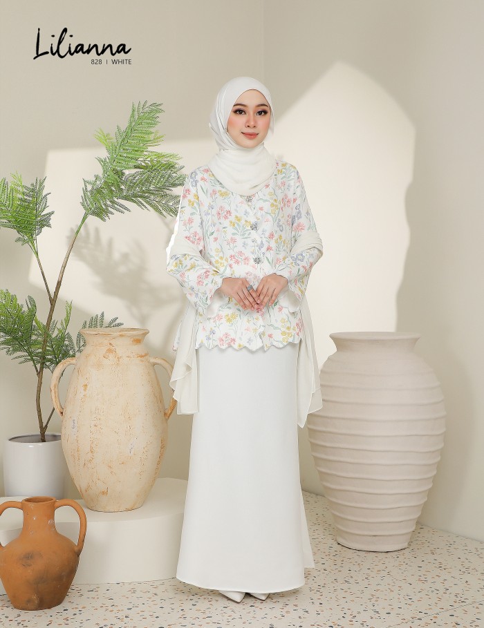 LILIANNA KURUNG MODERN (WHITE) 828#