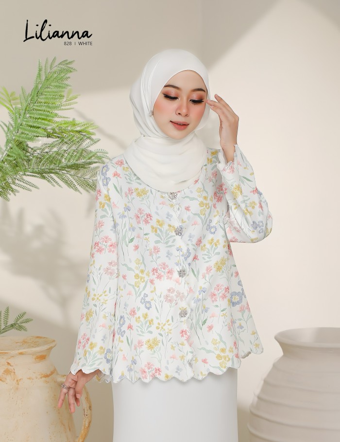 LILIANNA KURUNG MODERN (WHITE) 828#