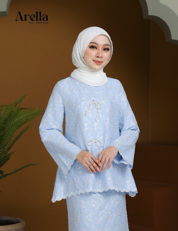 ARELLA KURUNG MODERN (BABY BLUE) 830#