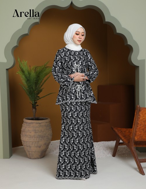 ARELLA KURUNG MODERN (BLACK) 830#