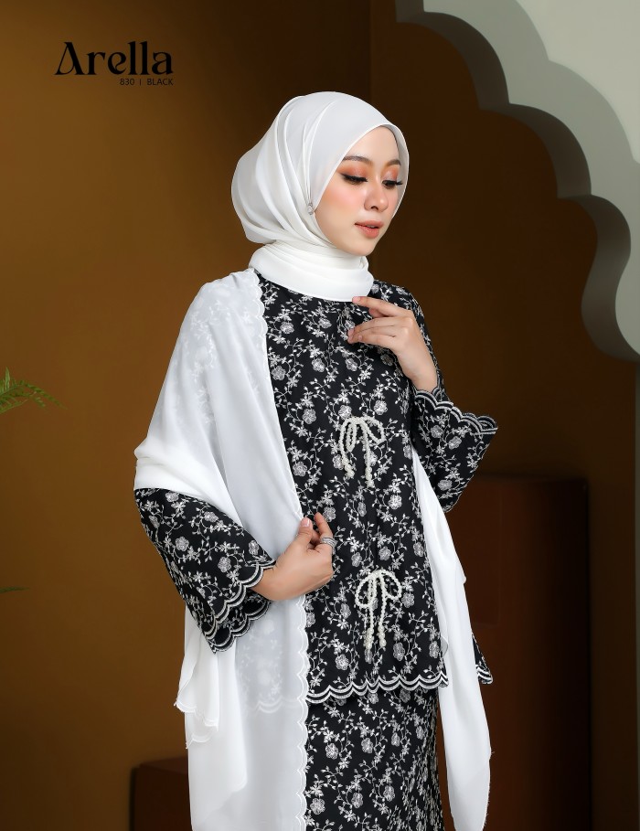 ARELLA KURUNG MODERN (BLACK) 830#