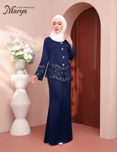 MARYA KURUNG MODERN (NAVY BLUE) 9129