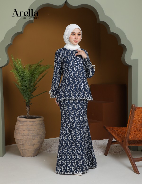 ARELLA KURUNG MODERN (NAVY BLUE) 830#