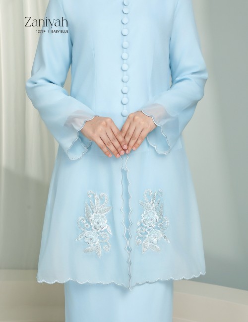 ZANIYAH KURUNG MODERN (BABY BLUE) 1277#