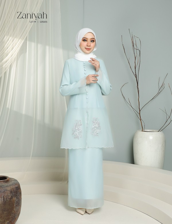 ZANIYAH KURUNG MODERN (GREEN) 1277#