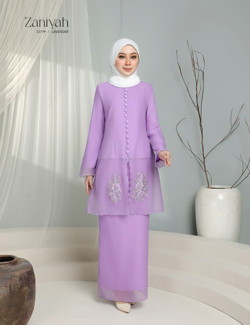 ZANIYAH KURUNG MODERN (LAVENDER) 1277#