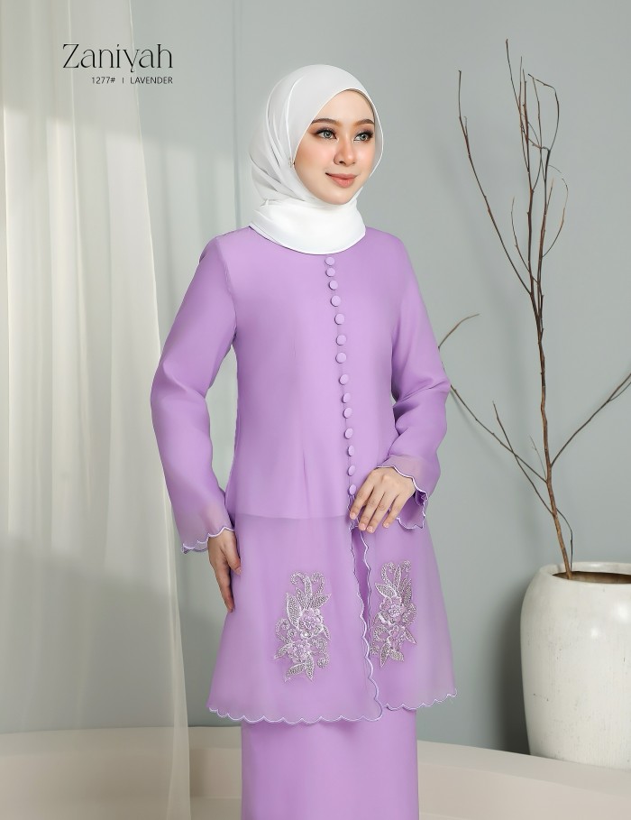 ZANIYAH KURUNG MODERN (LAVENDER) 1277#