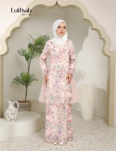 LUTFIYAH KURUNG MODERN (PINK) 833#