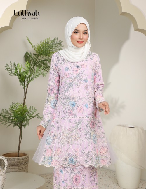 LUTFIYAH KURUNG MODERN (LAVENDER) 833#