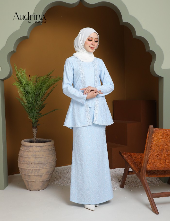 AUDRINA KURUNG MODERN (BABY BLUE) 827#