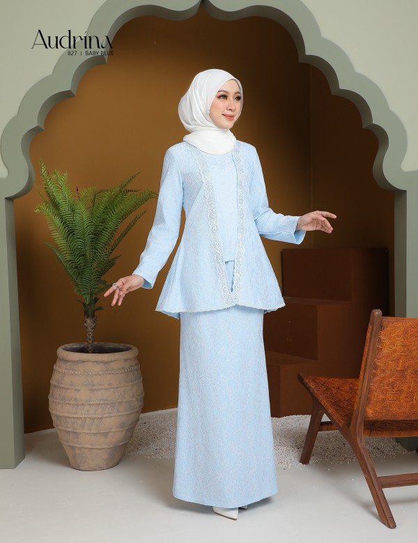 AUDRINA KURUNG MODERN (BABY BLUE) 827#