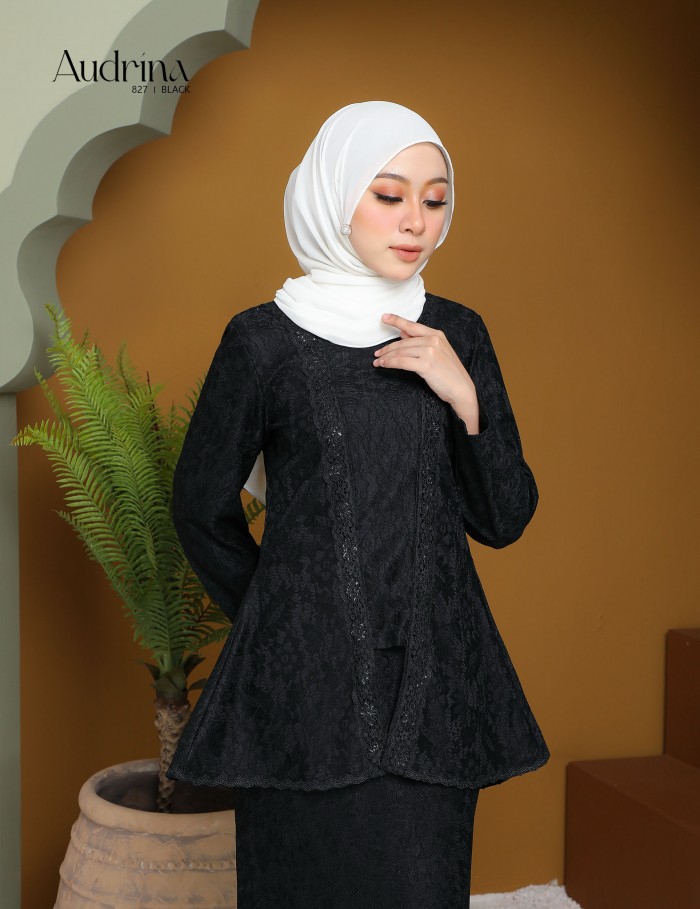 AUDRINA KURUNG MODERN (BLACK) 827#