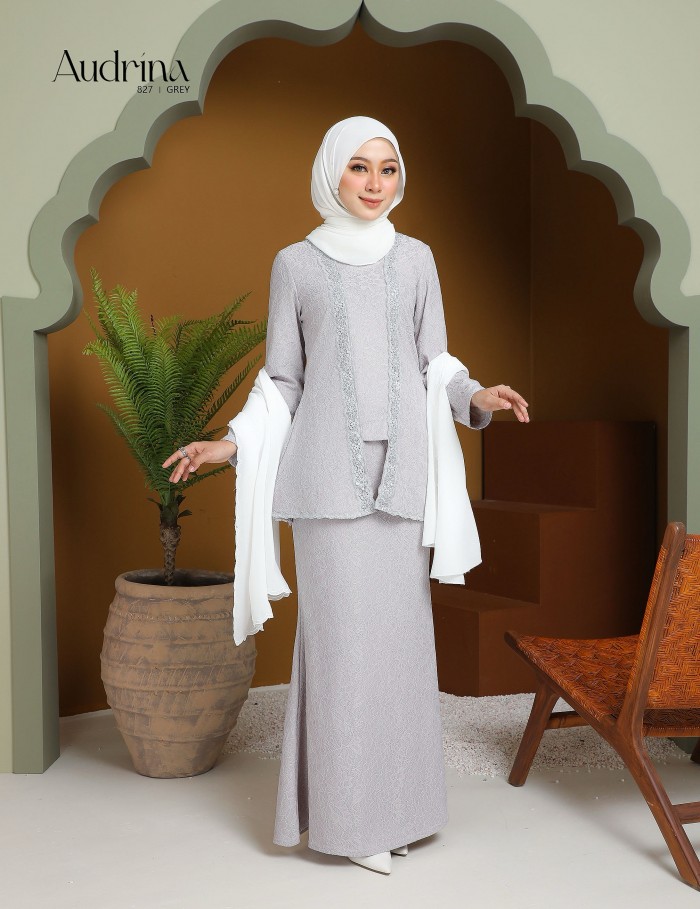 AUDRINA KURUNG MODERN (GREY) 827#