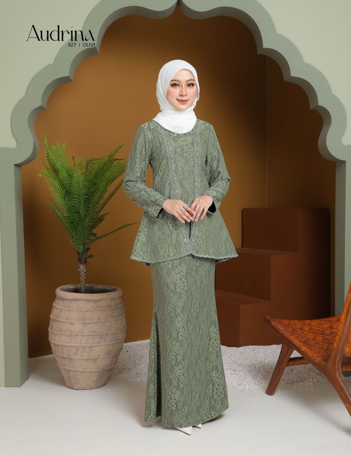 AUDRINA KURUNG MODERN (OLIVE) 827#