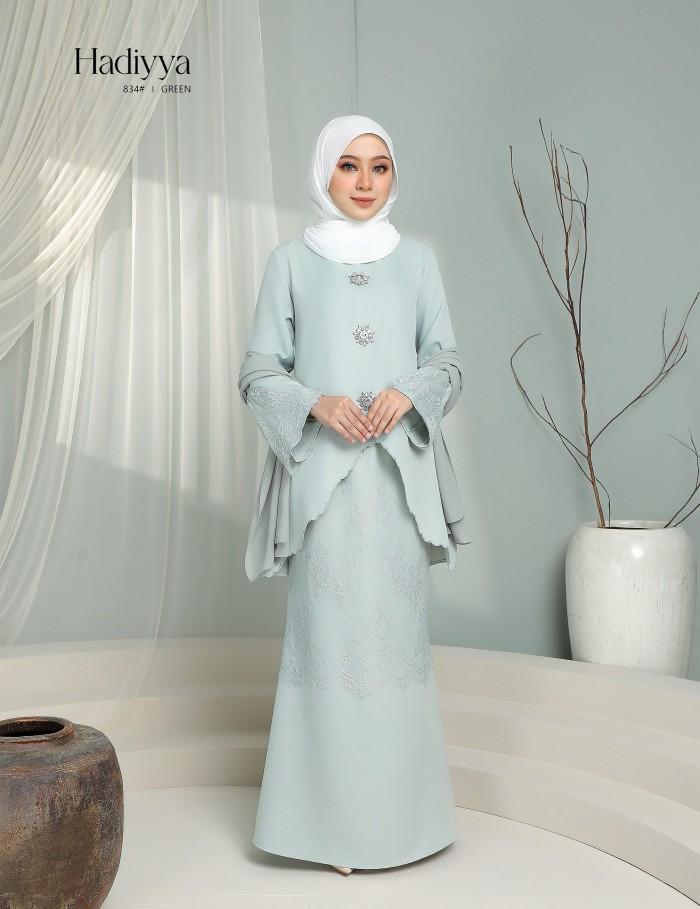 HADIYYA KURUNG MODERN (GREEN) 834#