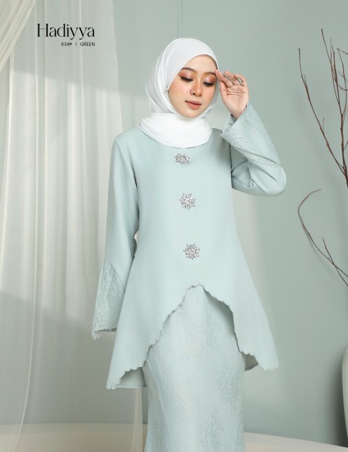 HADIYYA KURUNG MODERN (GREEN) 834#