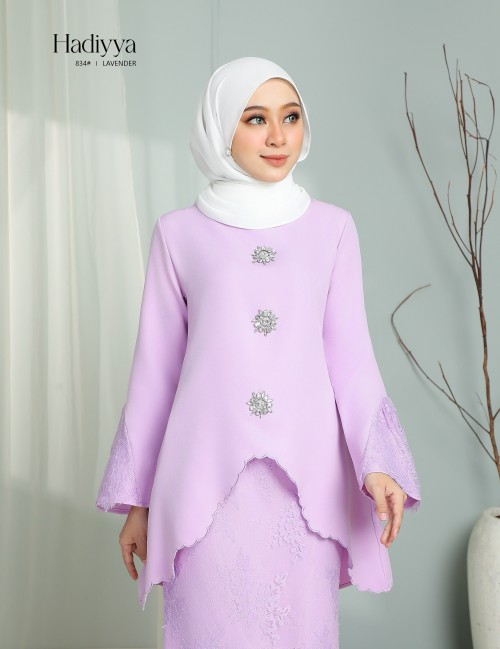 HADIYYA KURUNG MODERN (LAVENDER) 834#