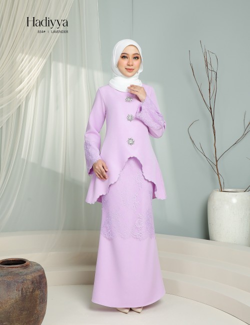 HADIYYA KURUNG MODERN (LAVENDER) 834#