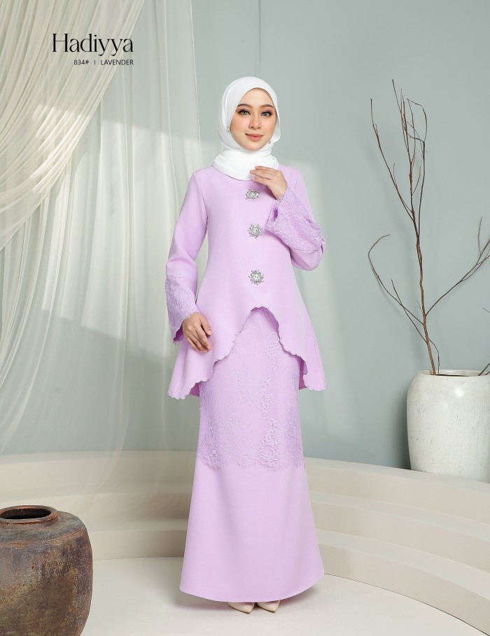 HADIYYA KURUNG MODERN (LAVENDER) 834#