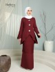 HADIYYA KURUNG MODERN (MAROON) 834#