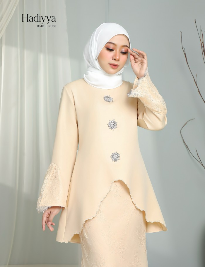 HADIYYA KURUNG MODERN (NUDE) 834#