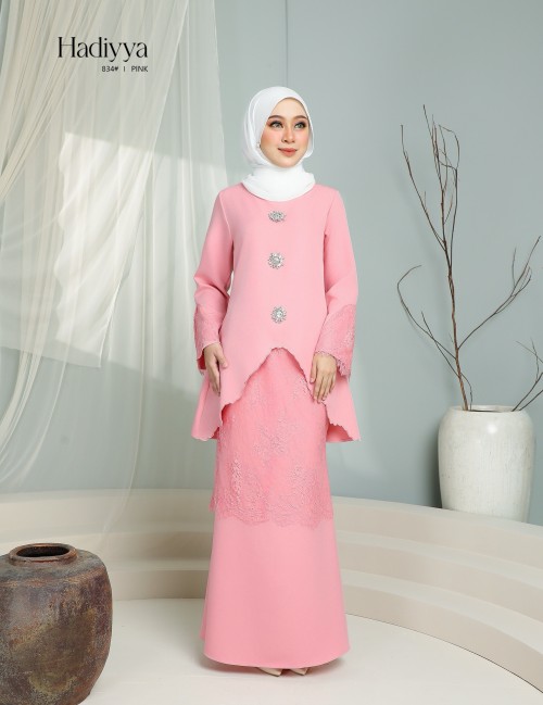 HADIYYA KURUNG MODERN (PINK) 834#