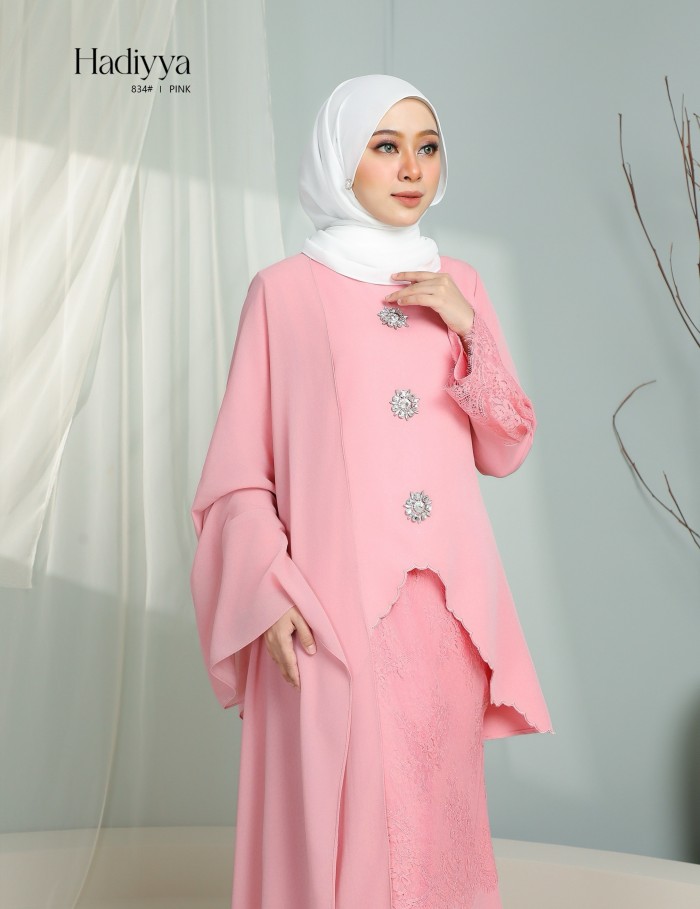 HADIYYA KURUNG MODERN (PINK) 834#