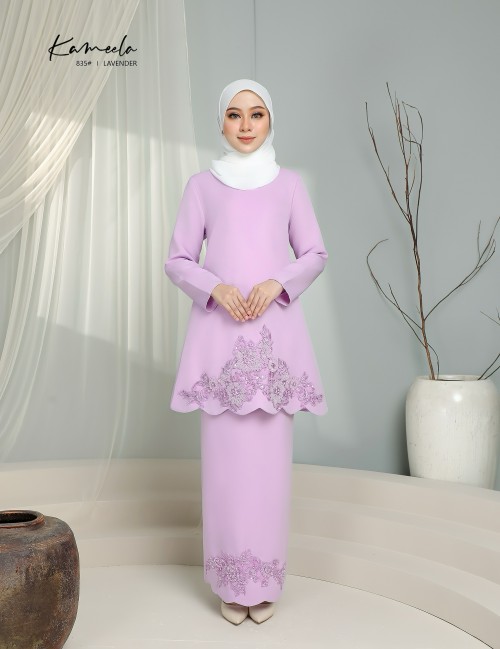 KAMEELA KURUNG MODERN (LAVENDER) 835#