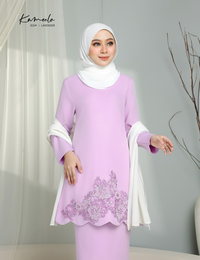 KAMEELA KURUNG MODERN (LAVENDER) 835#