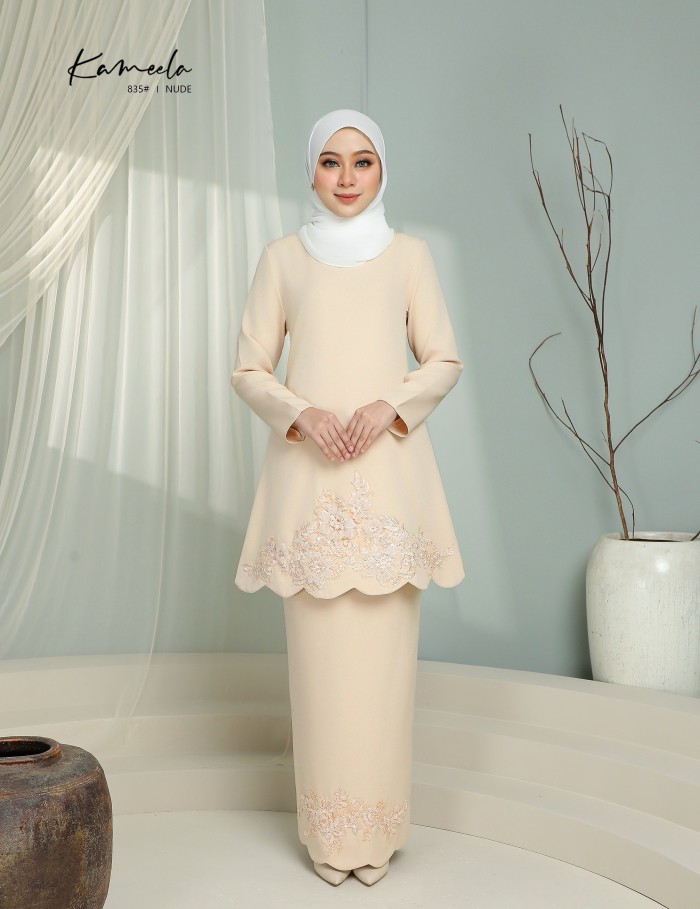 KAMEELA KURUNG MODERN (NUDE) 835#